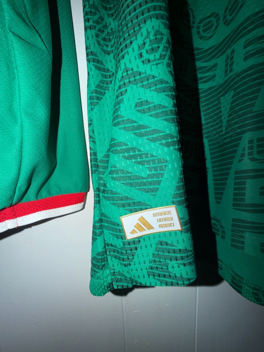adidas Mexico Green Long Sleeve Soccer Jersey - Picture 2 of 7